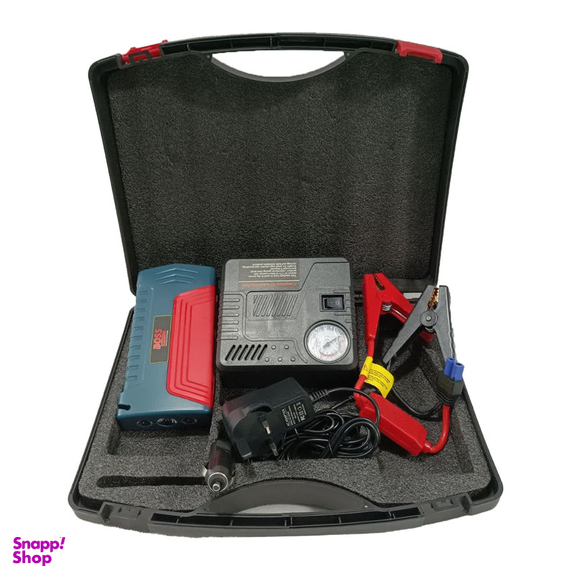 کمپرسور و جامپ استارت باس مدل 20000mAH مجموعه 7 عددی