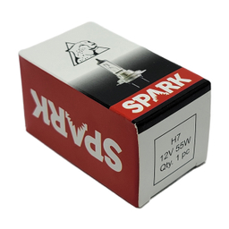 لامپ هالوژن خودرو اسپارک مدل H7 12V 55W بسته 10 عددی