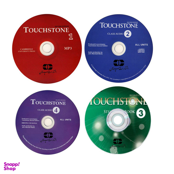 کتاب Touchstone 2nd اثر جمعی از نویسندگان انتشارات سپاهان مجموعه 4 جلدی به همراه سی دی