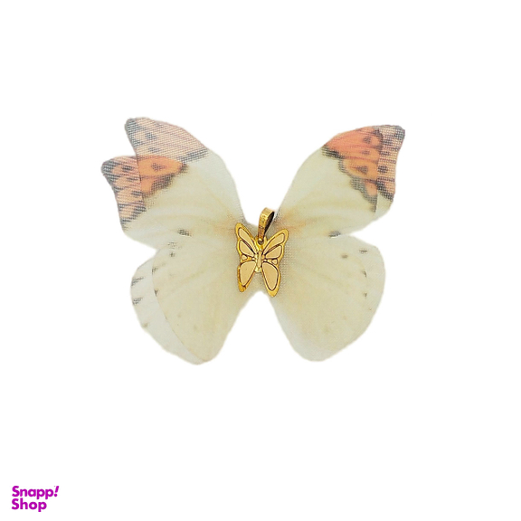 پلاک گردنبند طلا 18 عیار زنانه مدل پروانه کد 1023