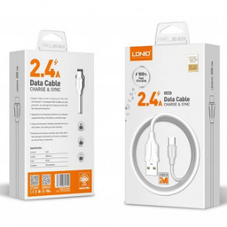 کابل شارژ USB به Lightning الدینیو مدل LS362 طول 2 متر