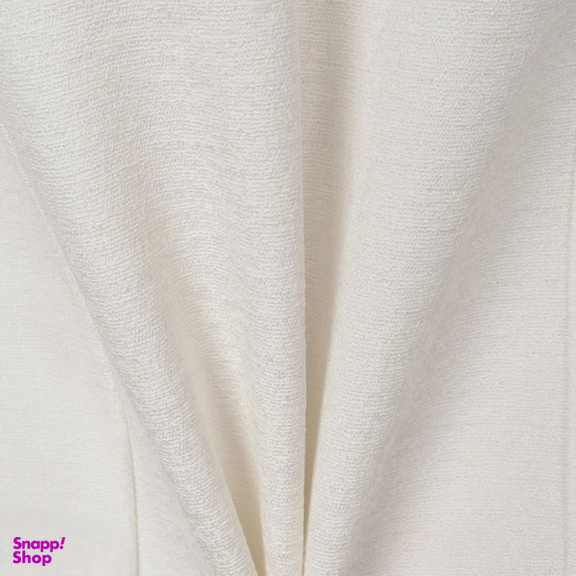 مانتو زنانه گره استایل مدل صبح بهاری رنگ سفید