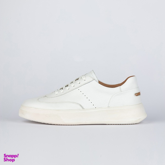 کفش چرم مردانه پانوپا مدل ونس 018 رنگ سفید