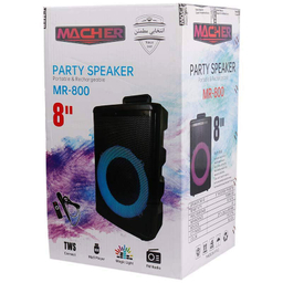 اسپیکر چمدانی بلوتوثی رم و فلش خور مچر مدل MR-800