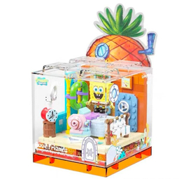 لگو مدل جعبه خانه باب اسفنجی و گری