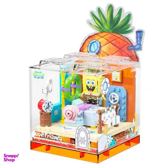 لگو مدل جعبه خانه باب اسفنجی و گری