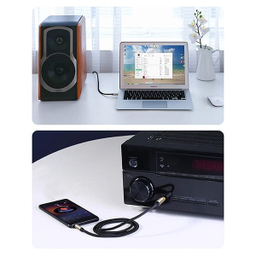 کابل تبدیل Jack 6.5mm به Jack 3.5mm یوگرین مدل AV127 کد 10625 طول 1 متر
