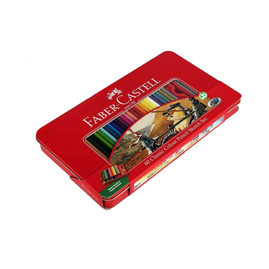 مدادرنگی 60 رنگ فلزی فابرکاستل مدل 115893 Classic