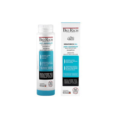شامپو ضد شوره بایوریچ مدل +Keratorich Ds حجم 250 میلی لیتر