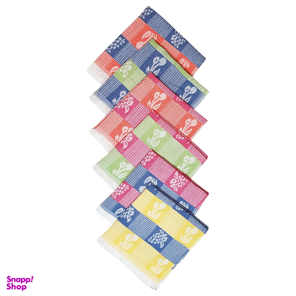 دستمال نظافت خانه و آشپزخانه نخ ماییلدا مدل 5399 بسته 6 عددی