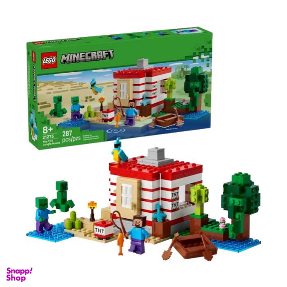لگو سری ماینکرافت مدل The TNT Jungle House کد 21275