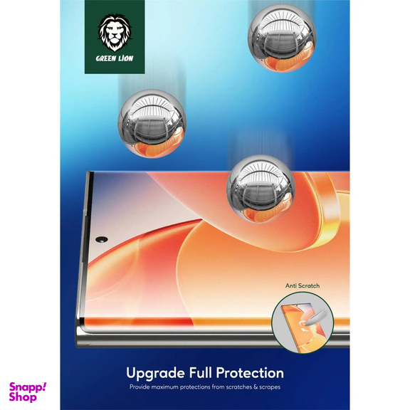 محافظ صفحه نمایش یووی لایت گرین لاین مدل 3D UV-GLASS مناسب برای گوشی موبایل سامسونگ Galaxy S23 Ultra
