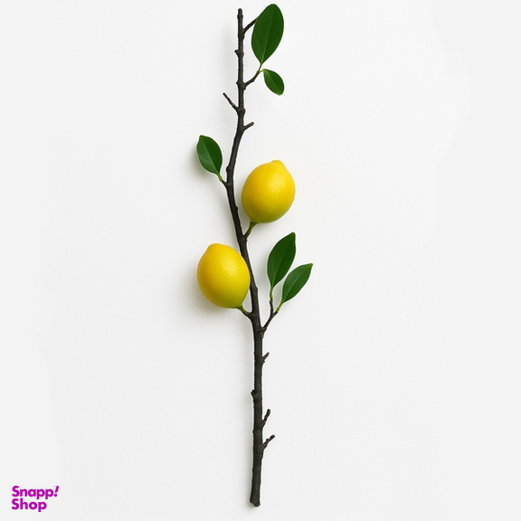 شاخه گل لیمو مصنوعی کد lemon-2x