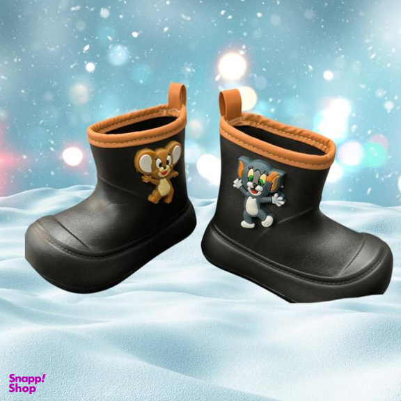 بوت پسرانه مدل تام جری ویانزا رنگ مشکی