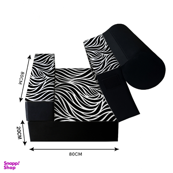 کاناپه تخت شو یک نفره نوپه هوم مدل پترن مینیمال کد M1069