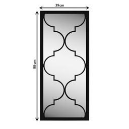 آینه سرویس بهداشتی الف مدل نیم قد همراز کد ALF