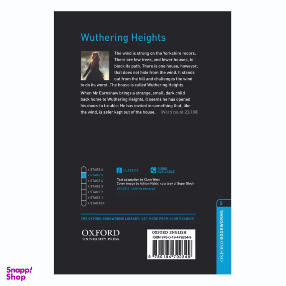کتاب Wuthering Heights اثر Emily Bronte انتشارات آکسفورد