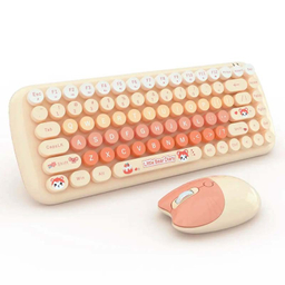 کیبورد و ماوس بی سیم مافی مدل candy fashion multicolor