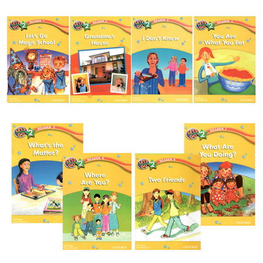 کتاب lets go readers 2 اثر جمعی از نویسندگان انتشارات آکسفورد مجموعه 8 جلدی