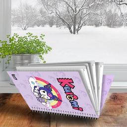 دفتر مشق 50 برگ مستر راد مدل کورومی و ملودی طرح هپی کد 2571 fiory