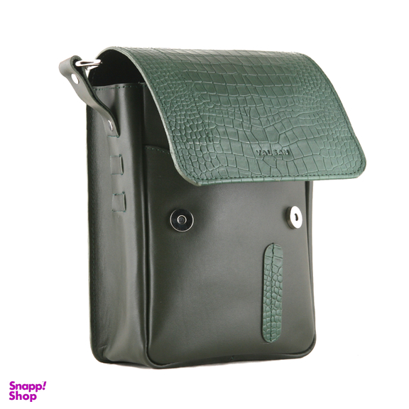 کیف رودوشی زنانه چرم یلسان مدل ماهان کد PRM-010-SBZ