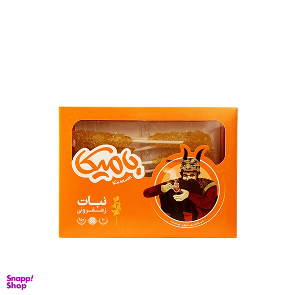 نبات چوبی زعفرانی بامیکا بسته ۱0 عددی بسته بندی مقوایی