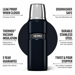 فلاسک ترموس مدل KING گنجایش 0.47 لیتر