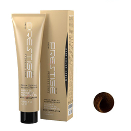 رنگ مو نیو پرستیژ کالر شماره 5.5 حجم 120 میلی لیتر رنگ قهوه ای طلایی روشن