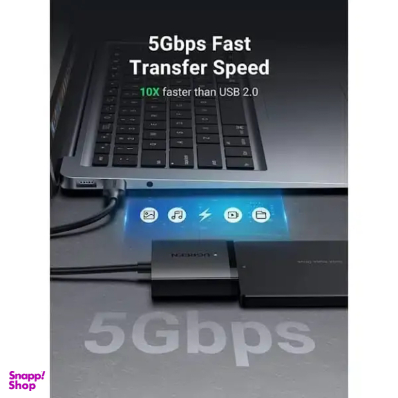 تبدیل USB 3.0 A به 3.5/2.5 SATA یوگرین مدل CM257 کد 60561