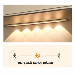 چراغ ال ای دی مدل زیر کابینتی کد LED8-80CM آفتابی و مهتابی