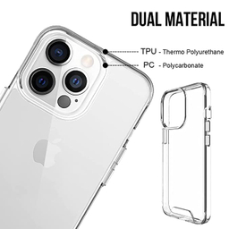 کاور گوشی موبایل اسپیس مدل CLEAR مناسب برای اپل iPhone 15 Pro