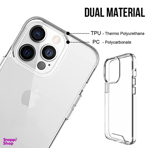 کاور گوشی موبایل اسپیس مدل CLEAR مناسب برای اپل iPhone 15 Pro