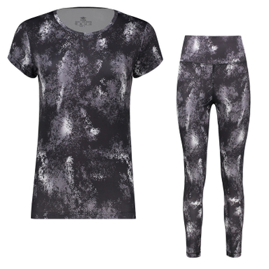 ست تیشرت و لگینگ ورزشی زنانه پانیل مدل 4550600BKA