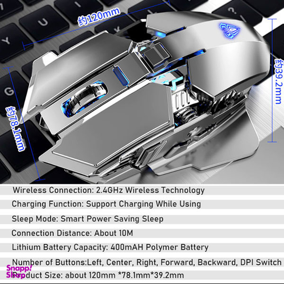 ماوس بی سیم آئولا مدل AULA SC300
