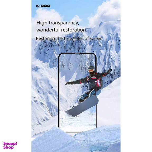 محافظ صفحه نمایش کی-دوو مدل 3D-Curved مناسب برای گوشی موبایل اپل iPhone 13 Pro /13