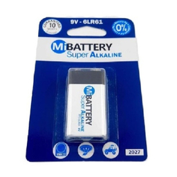 باتری کتابی سوپر آلکالاین Mi Battery 9v کد 6LR61