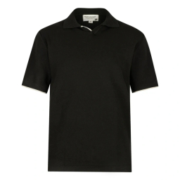 پولوشرت بافت آستین کوتاه مردانه مدل GD-s-17428672 رنگ مشکی