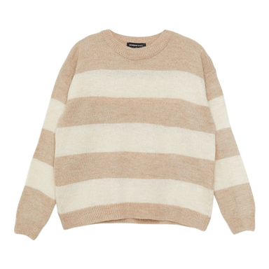 پلیور یقه گرد زنانه ال سی وایکیکی مدل تریکو ول سافت