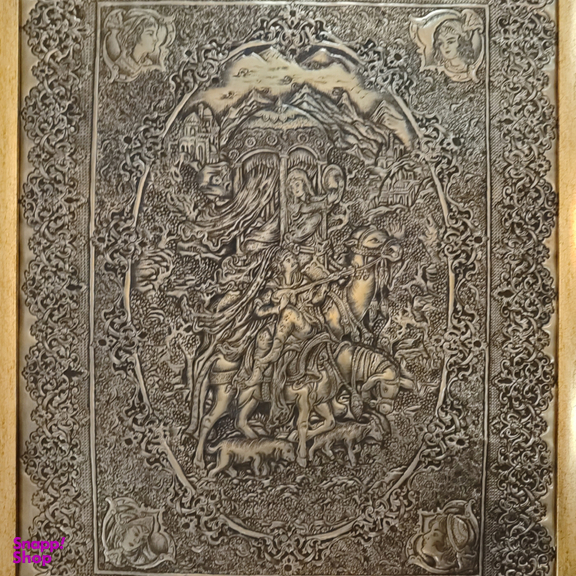 تابلو قلمزنی طرح کاروان لیلی کد T-1002