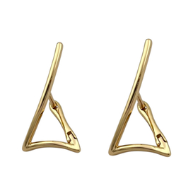 گوشواره زنانه ژوپینگ مدل مثلث کد E5950