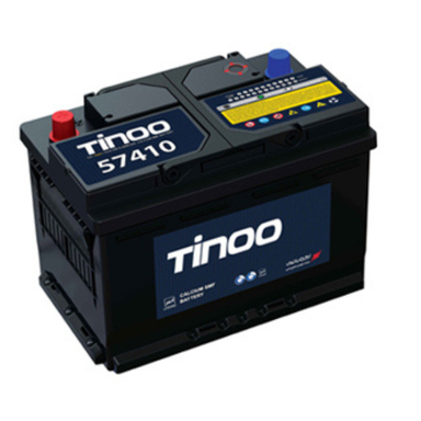 باتری خودرو 74 آمپر آکو باتری مدل تینو