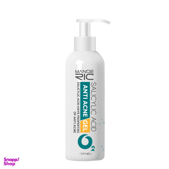 ژل ضد جوش مانسریک مدل Anti Acne حجم 120 میلی لیتر