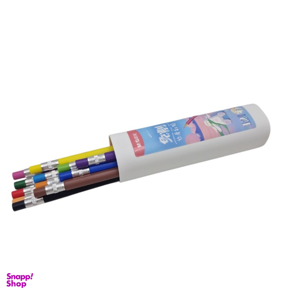 مداد رنگی نوکی 12 رنگ ام اند جی مدل اتودی کد 6901