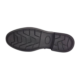 نیم بوت طبی مردانه چرم ریباری مدل Z11 رنگ مشکی