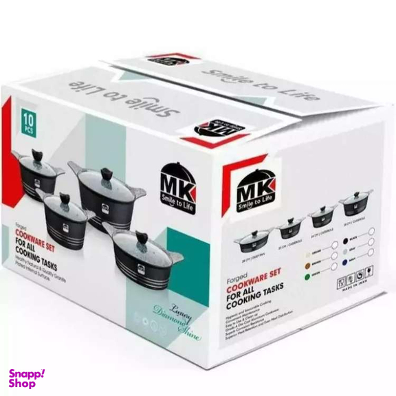 سرویس قابلمه 10 پارچه ام کی کد 1820