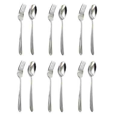 سرویس قاشق و چنگال 12 پارچه مدل دونا