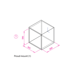 فر برقی 65 لیتری کن مدل پوینت M