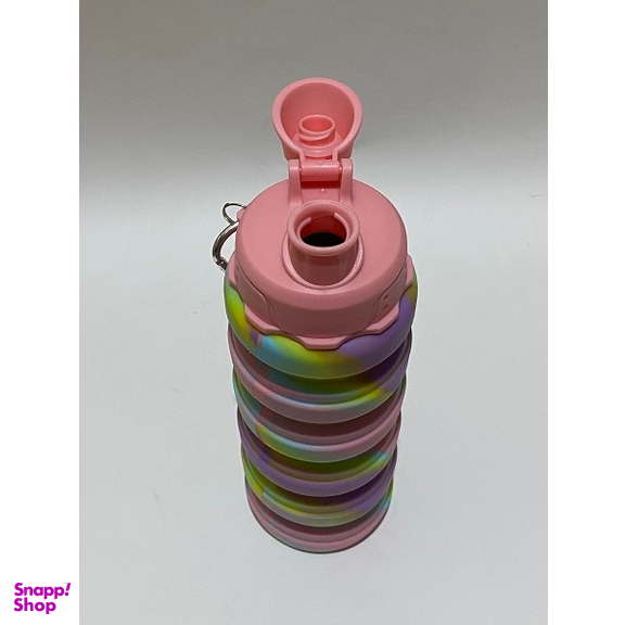 قمقمه سیلیکونی مدل تاشو کد GHCAB گنجایش 0.5 لیتر