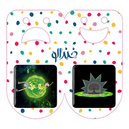 مگنت خندالو مدل ریک و مورتی کد 32163215 مجموعه 2 عددی