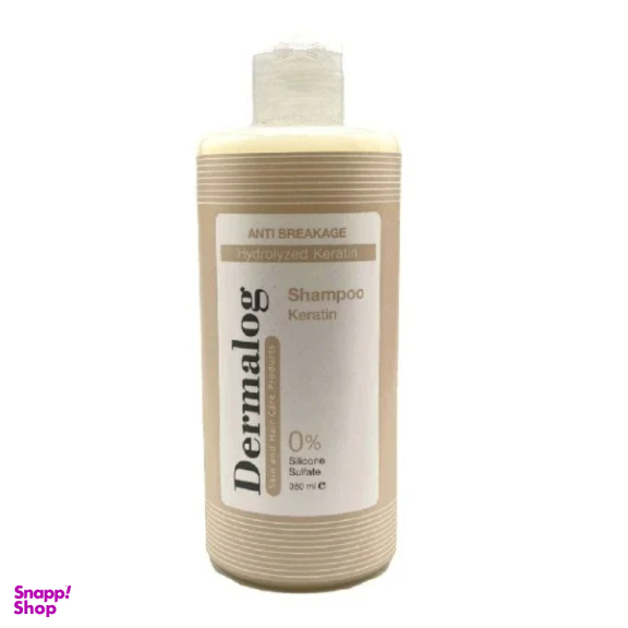 شامپو تقویت کننده مو درمالوگ مدل Keratin حجم 350 میلی لیتر